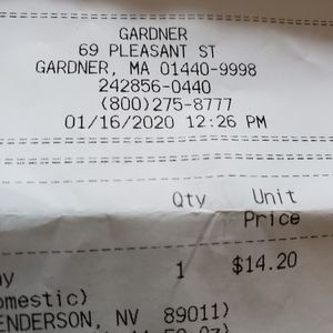 Receipt